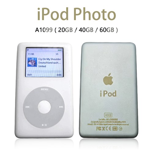 Apple ipod photo - apple, vintage