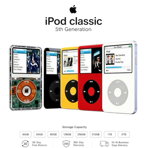 Nuovo apple ipod classic - apple, video