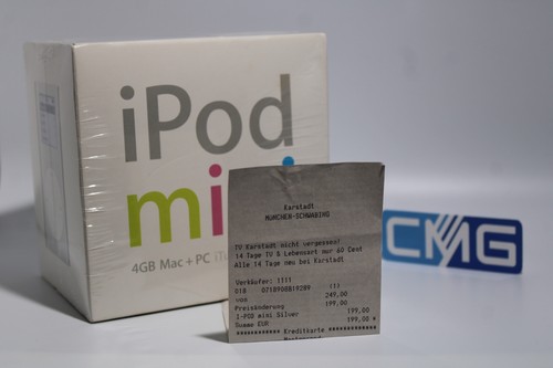 Apple ipod mini - 4gb, argento